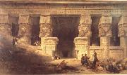 David Roberts The Temple at Dendera oil painting artist